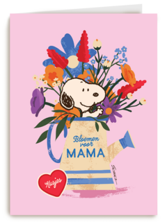 Bloemen voor mama Peanuts