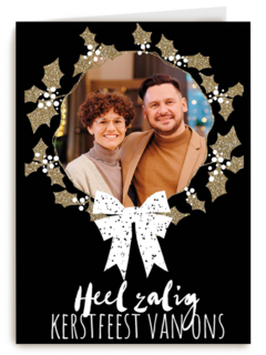 heel zalig kerstfeest met deze fotokaart