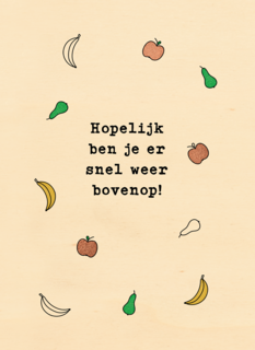 Beterschap fruit snel weer bovenop