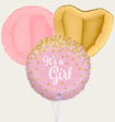 Ballonnentros It is a Girl Roze Goud
