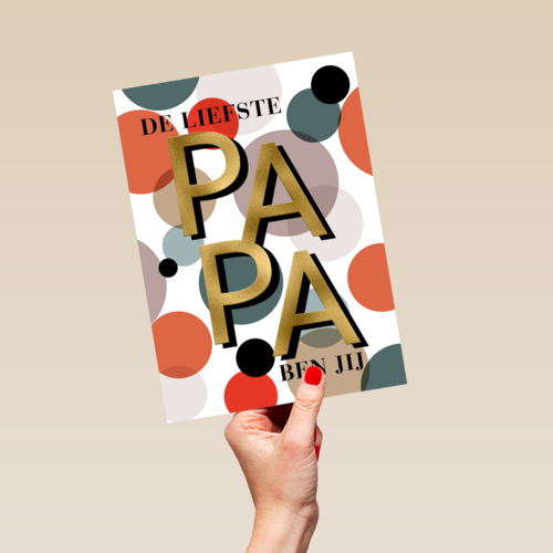 Vaderdagkaart de liefste papa dat ben jij