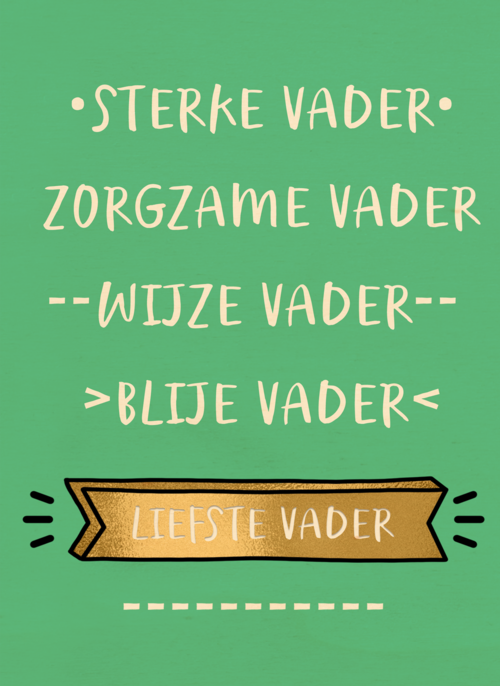 Houten Kaart Vaderdag | Hallmark | Houten Kaart Hallmark | Vaderdag | Vaderdag Kaart Liefste Vader