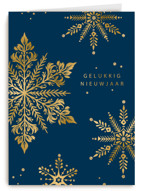 Kaart Hallmark | Nieuwjaar | Gelukkig Nieuwjaar Stijlvol