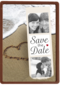 fotokaart save the date strand