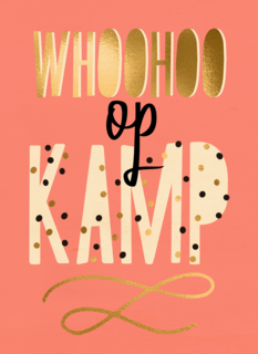 op kamp kaart woohoo op kamp