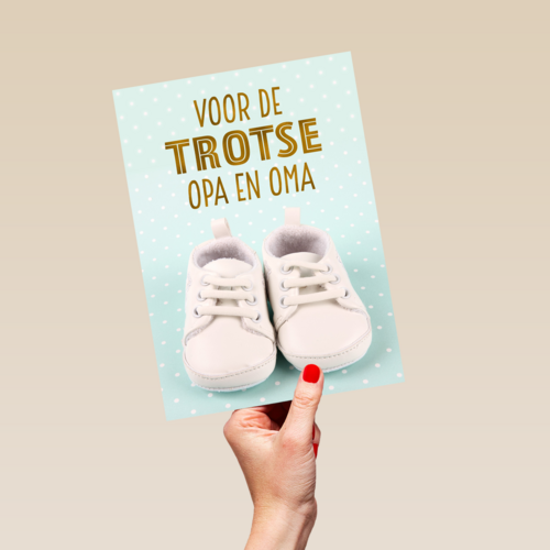 schoentjes voor een trotse opa en oma
