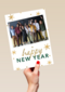 nieuwjaar fotokaart happy new year groep