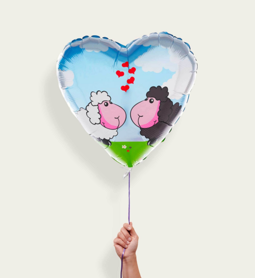 Ballon Dikke Kus Schaap Multi