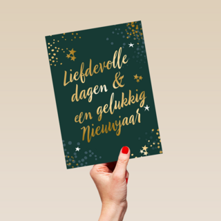 Liefdevolle dagen en een gelukkig nieuwjaar