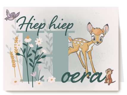 Bambi hiep hiep hoera