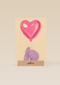 Hart Ballon Fluffy Hands