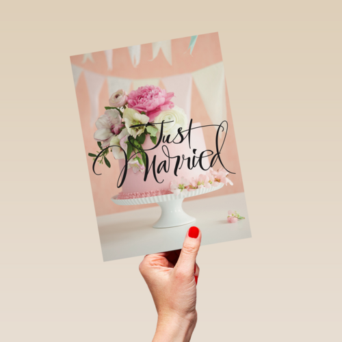 just married getrouwd
