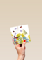 Kaart flowers by Marjolein Bastin vogel bloemen vlinders