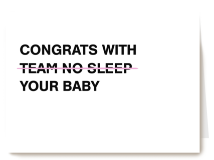 congrats with team no sleep