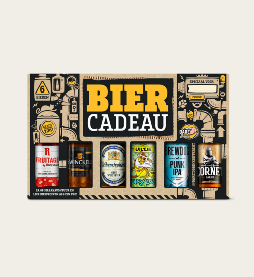 Bier Cadeau Dare To Drink Different 4 x 33 cl