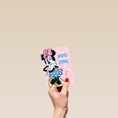 Dikke kus voor jou Minnie Mouse