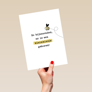 Geboortefelicitatie zo bijzzzonder een kleinkind