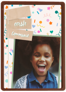 Eerste communie fotokaart