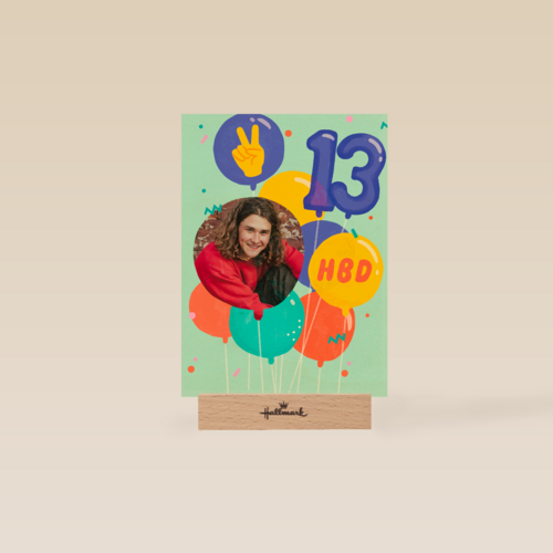 HBD 13 jaar fotokaart