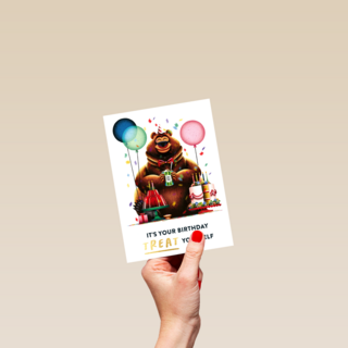folio bear its your birthday treat yourself