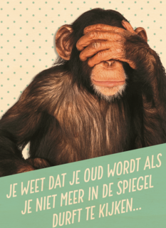 als je niet meer in de spiegel durft te kijken