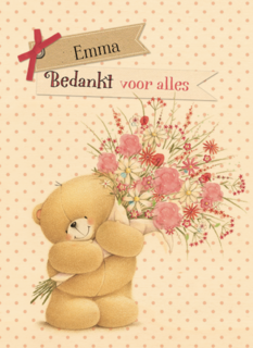 bedankt kaarten bedankt voor alles