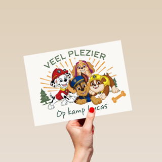 Paw Patrol Veel plezier op kamp