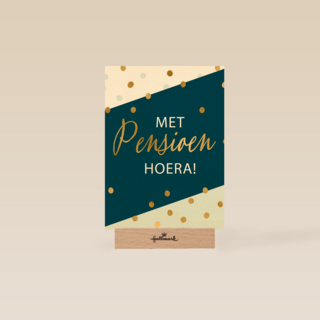 een hoeraatje voor je pensioen