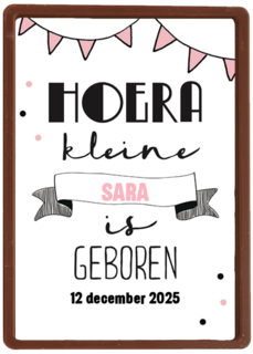 kleine een meid is geboren