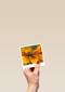 Sterkte kaart gele bloem Polaroid