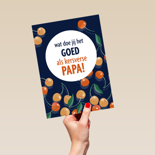 vaderdag kaart kersverse papa