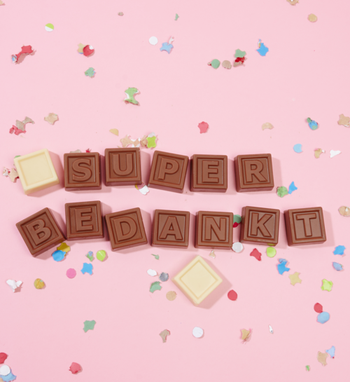Chocotelegram Super Bedankt