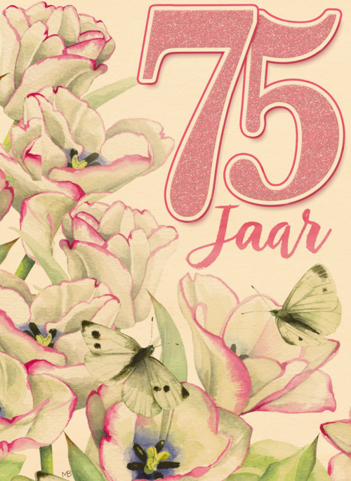 75 jaar bloemen