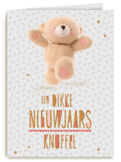 Kaart Hallmark | Nieuwjaar | Nieuwjaar Classics Een Dikke Nieuwjaarsknuffel Forever Friends