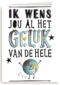 veel geluk wens