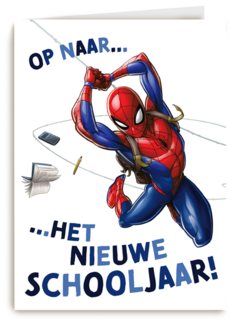 Op naar het nieuwe schooljaar met Spiderman