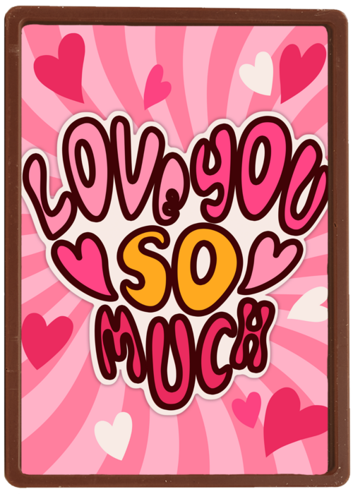 Kaart Hallmark | Valentijn | Love You So Much Groovy