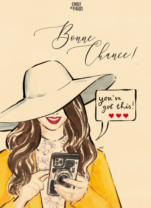 Houten Kaart Nieuwe Zaak Nieuwe Baan | Houten Kaart Hallmark | Nieuwe Zaak Nieuwe Baan | Bonne Chance Emily In Paris