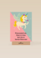 unicorn prinsessenjurk aan