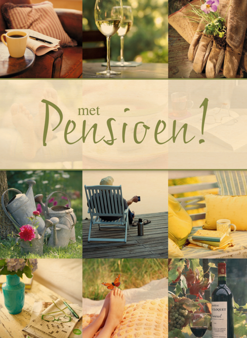 Houten Kaart Pensioen | Houten Kaart Hallmark | Pensioen | Leuke Dingen Doen