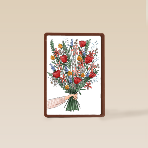 Blanco kaart bos bloemen Matia Studio powervrouw