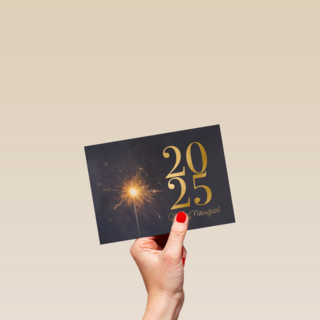 2025 gelukkig nieuwjaar met sterretje