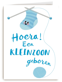 hoera hoera een kleinzoon geboren