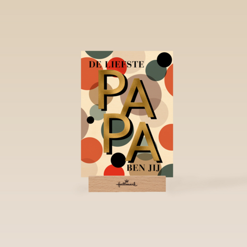 Vaderdagkaart de liefste papa dat ben jij