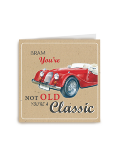 verjaardag man sport en hobby not old but classic
