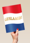 geslaagd kaart nederlandse vlag