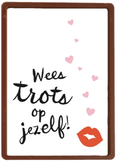 trots met zoen powervrouw