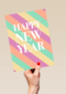 Nieuwjaar kaart happy new year