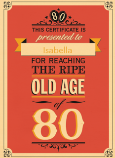 leeftijd tachtig old age