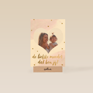 fotokaart moederdag de liefste moeder dat ben jij